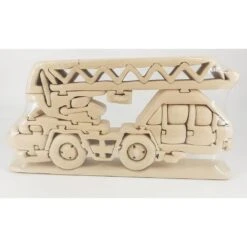 Puzzle 3D Camion Pompieri In Legno