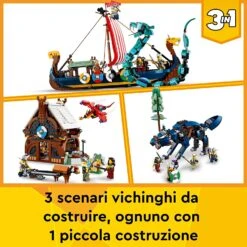 Nave Vichinga E Jörmungandr Creator 3-in-1 -Sconto Giocattoli Per Bambini in Italia image 843